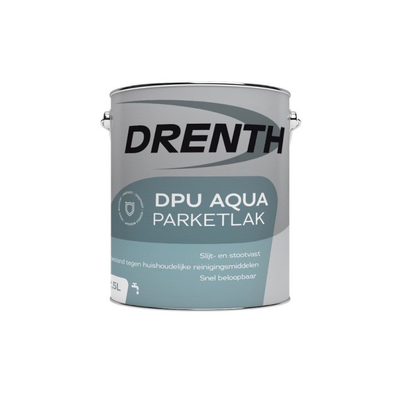 Drenth DPU Aqua Parketlak Satin blik parketlak
