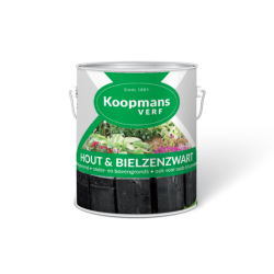 Koopmans Hout & Bielzenzwart verpakking