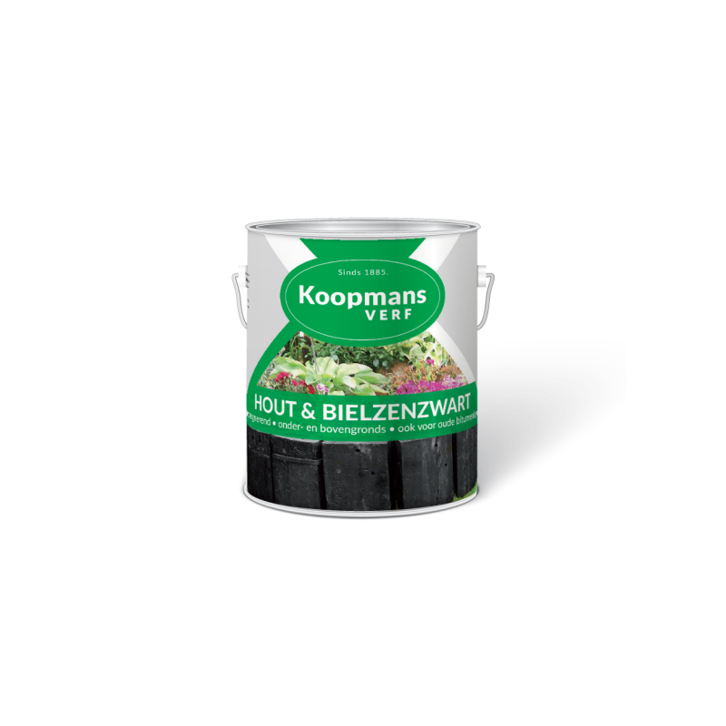 Koopmans Hout & Bielzenzwart verpakking