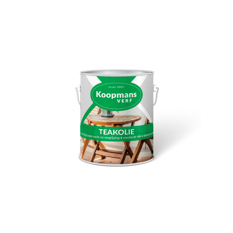 Koopmans Teak-olie verpakking