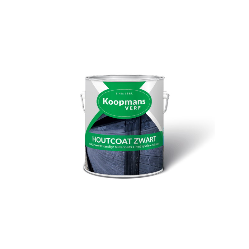 Koopmans Houtcoat Zwart verpakking