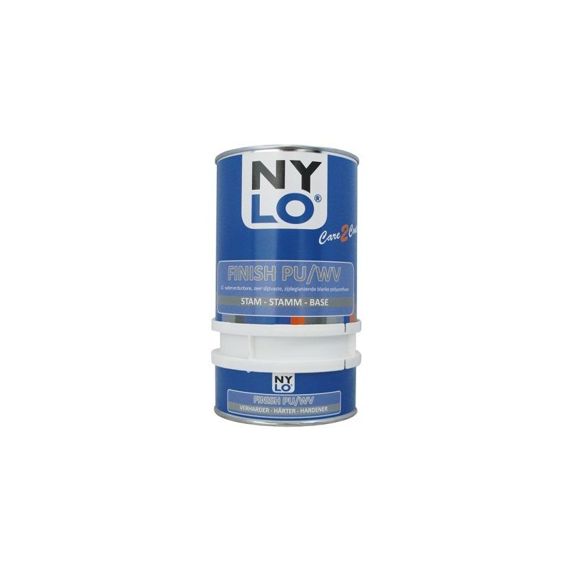 Nylo Finish PU/WV Satin | Transparante 2K finish | Hoogterp
